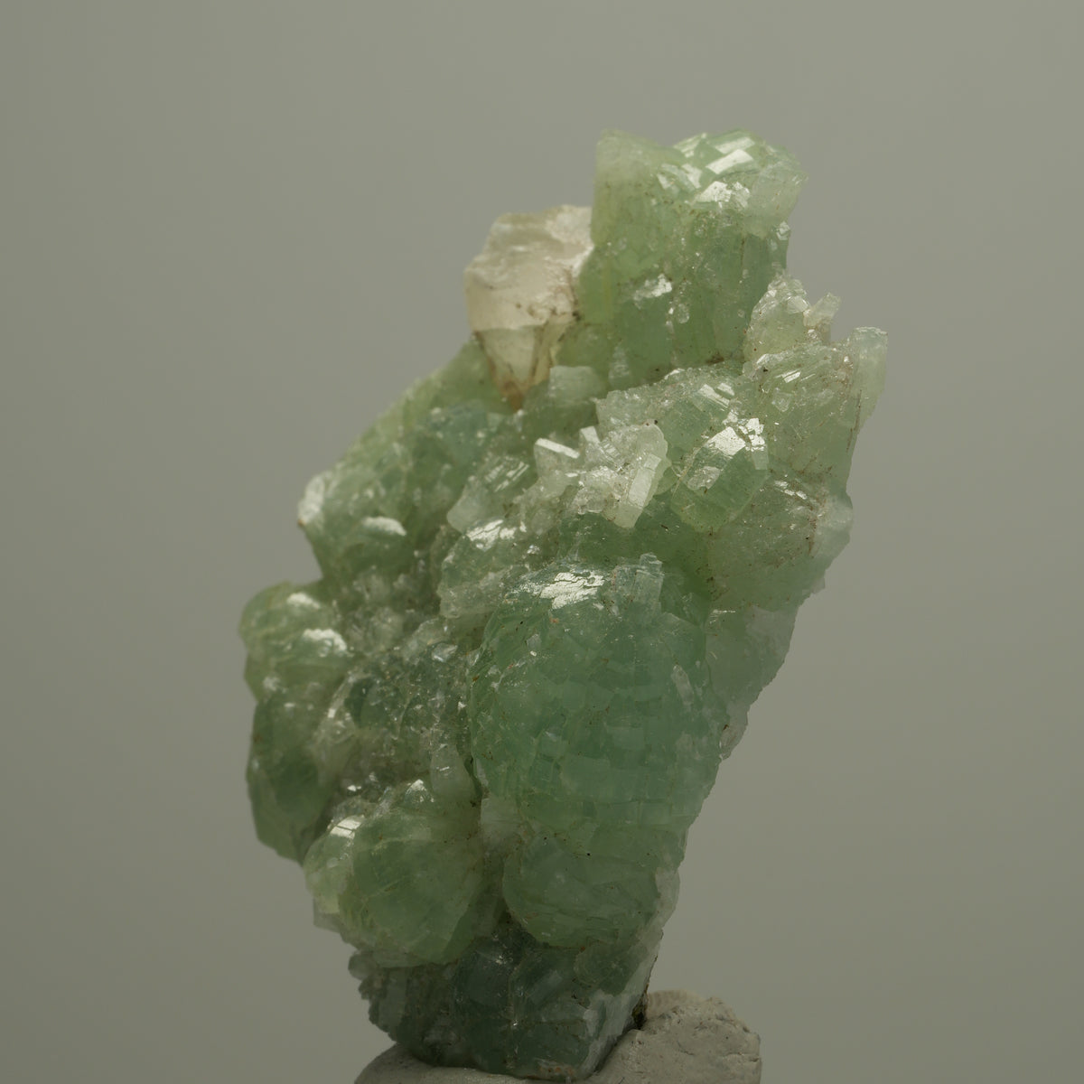 Seltene Prehnit, Calcit, Epidot Stufe Streep Mine, Goboboseb, Namibia 56*51*13mm #14525