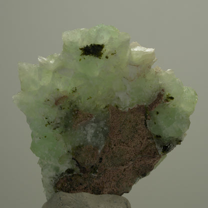 Seltene Prehnit, Calcit, Epidot Stufe Streep Mine, Goboboseb, Namibia 56*51*13mm #14525