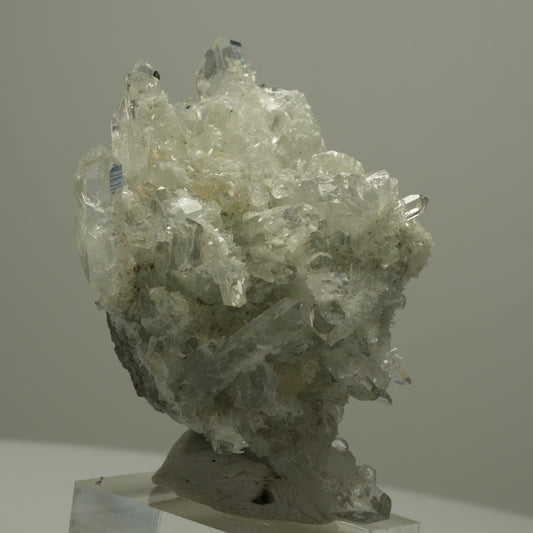 Starburst Quarz, Analcim, Prehnit, Epidot auf Matrix Streep Mine, Namibia 63*45*40mm #14527