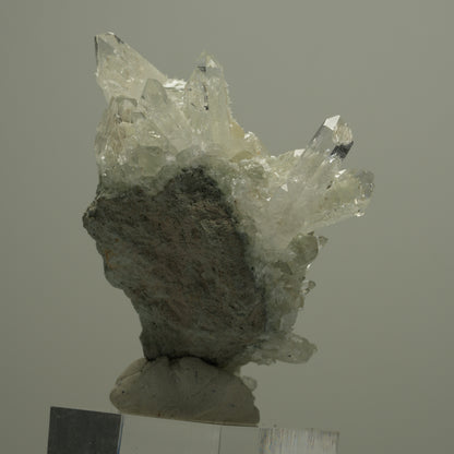 Starburst Quarz, Analcim, Prehnit, Epidot auf Matrix Streep Mine, Namibia 63*45*40mm #14527