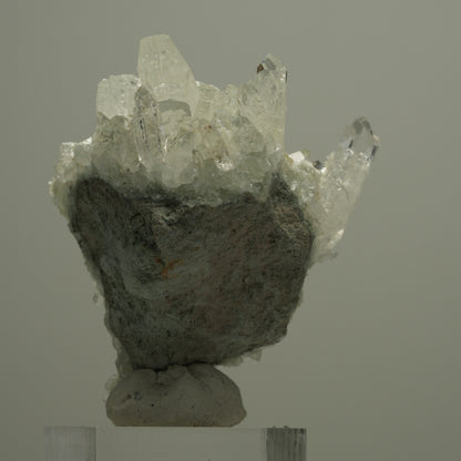 Starburst Quarz, Analcim, Prehnit, Epidot auf Matrix Streep Mine, Namibia 63*45*40mm #14527