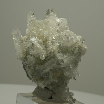Starburst Quarz, Analcim, Prehnit, Epidot auf Matrix Streep Mine, Namibia 63*45*40mm #14527