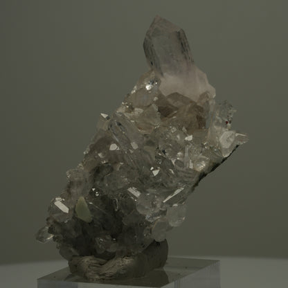 Starburst Quarz, Analcim, Prehnit Epidot Hämatit auf Matrix Streep Mine Namibia 60*42*23mm #14528