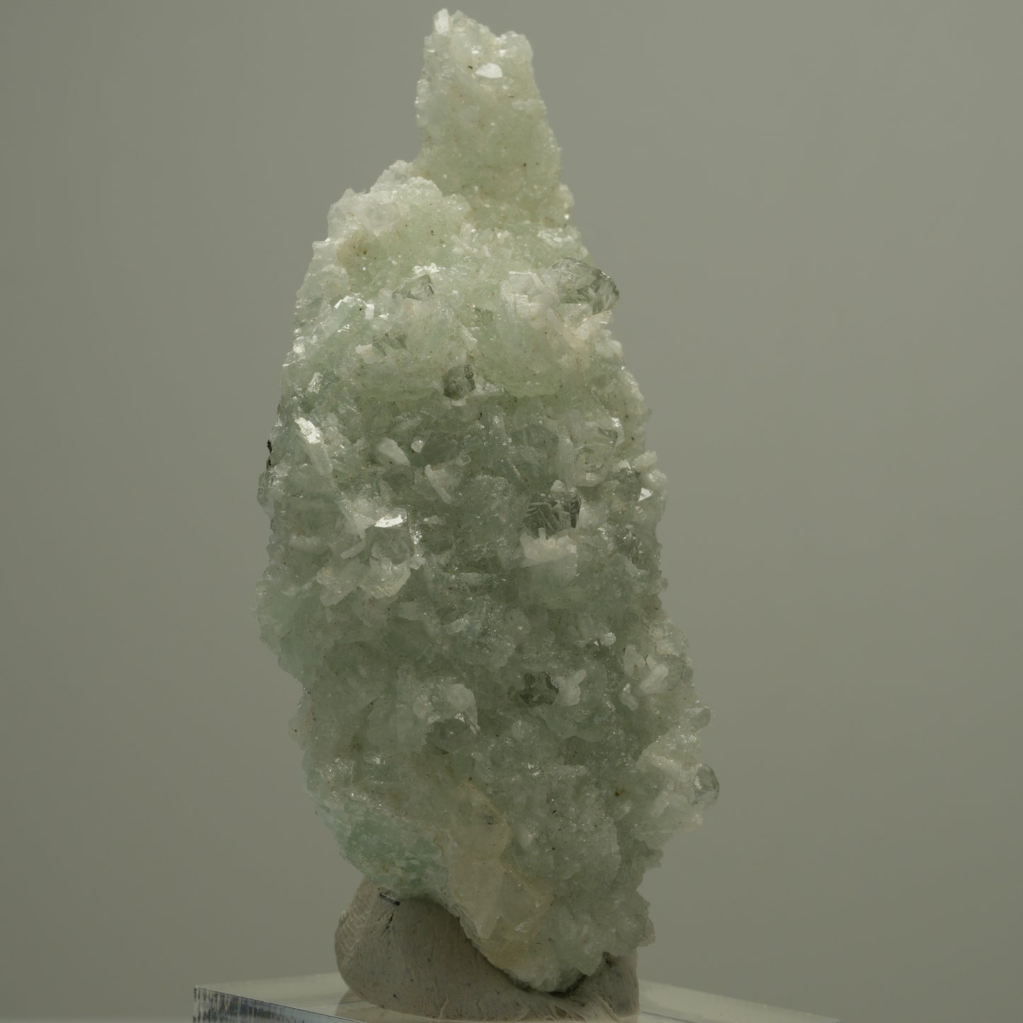 Klare Quarz, Prehnit, Calcit, Epidot auf Matrix Streep Mine, Namibia 65*30*19mm #14530
