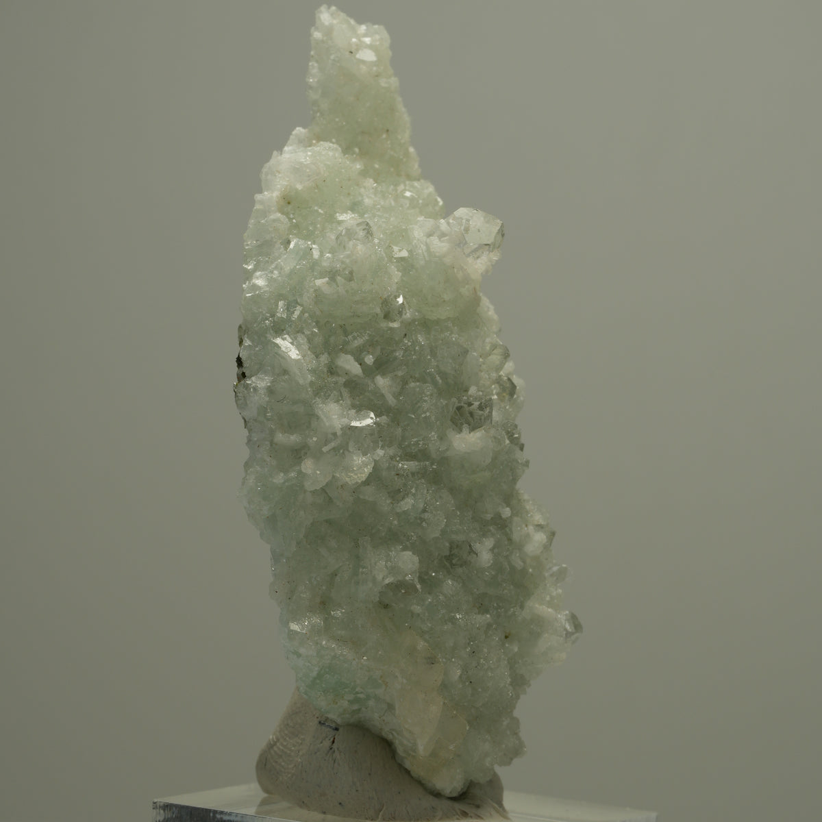 Klare Quarz, Prehnit, Calcit, Epidot auf Matrix Streep Mine, Namibia 65*30*19mm #14530