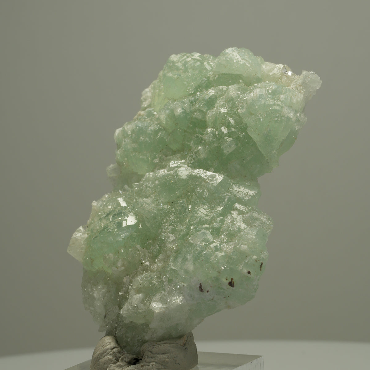 Seltene Prehnit, Calcit, Epidot Stufe Streep Mine, Goboboseb, Namibia 60*39*13mm #14531