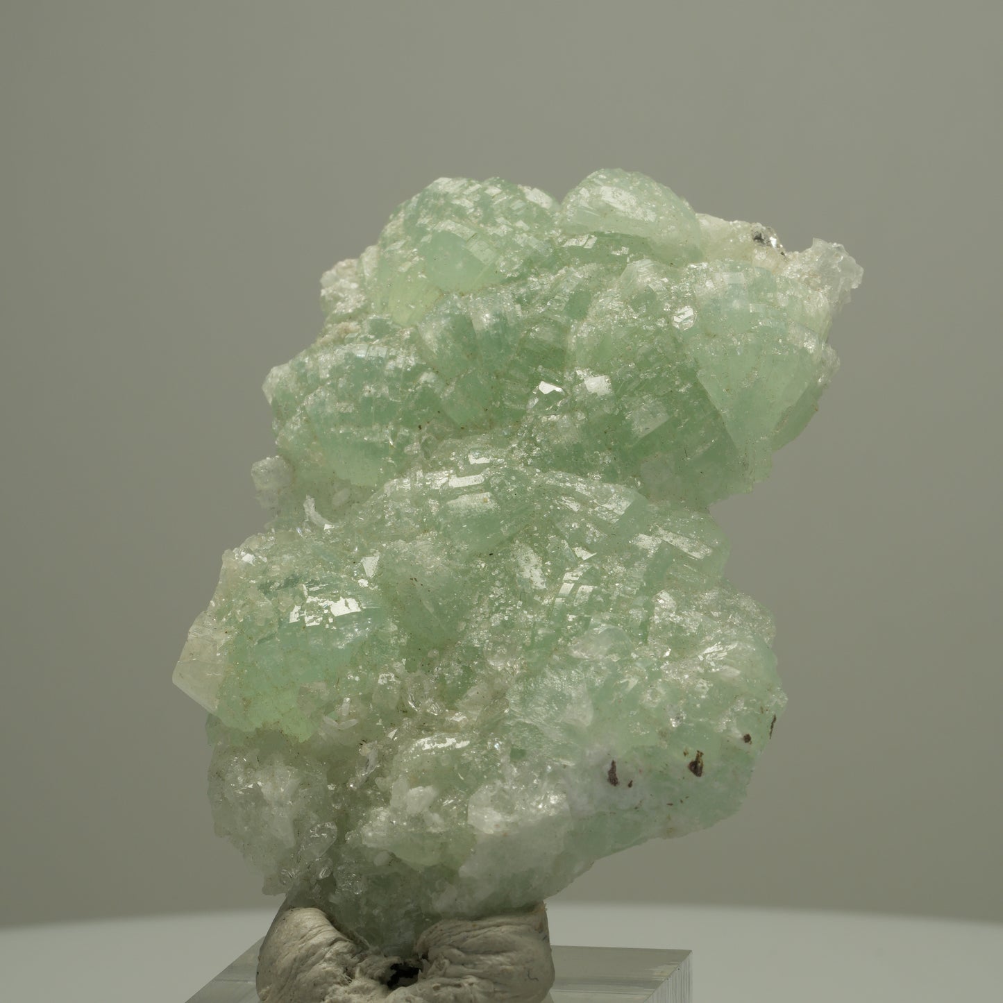 Seltene Prehnit, Calcit, Epidot Stufe Streep Mine, Goboboseb, Namibia 60*39*13mm #14531