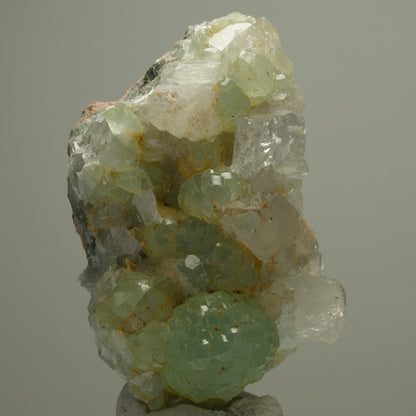 Prehnit, Quarz, Calcit, Epidot auf Matrix Streep Mine, Goboboseb, Namibia 68*46*22mm #14532