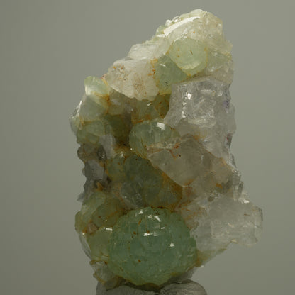 Prehnit, Quarz, Calcit, Epidot auf Matrix Streep Mine, Goboboseb, Namibia 68*46*22mm #14532