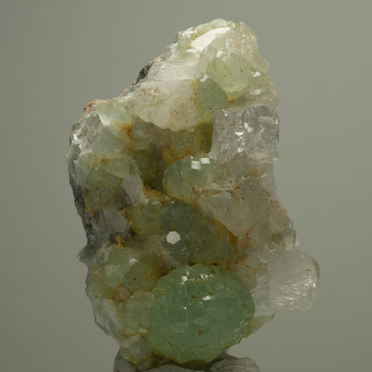Prehnit, Quarz, Calcit, Epidot auf Matrix Streep Mine, Goboboseb, Namibia 68*46*22mm #14532
