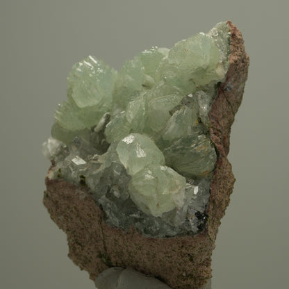 Starburst Quarz, Prehnit, Epidot, Hämatit auf Matrix Streep Mine, Namibia 56*54*25mm #14534