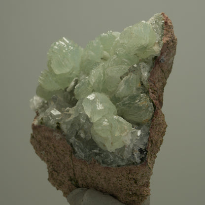 Starburst Quarz, Prehnit, Epidot, Hämatit auf Matrix Streep Mine, Namibia 56*54*25mm #14534