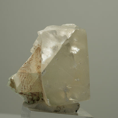 Großer Calcit Würfel mit Prehnit Streep Mine, Goboboseb, Namibia 38*36*34mm #14537