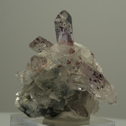 Harlekin Phantom Amethyst, Calcit, Prehnit, Epidot, Matrix Streep Mine, Namibia 44*41*39mm #14540