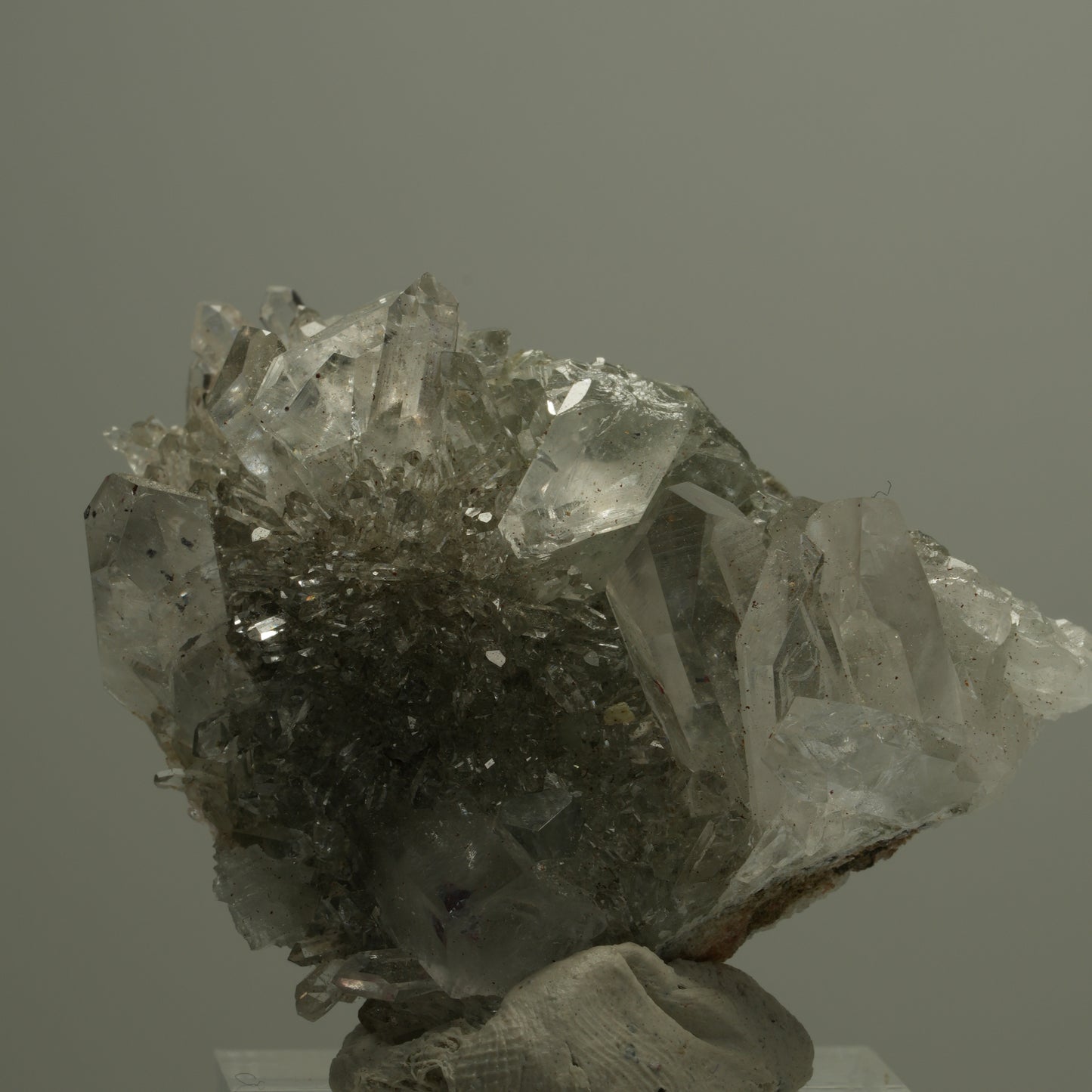 Harlekin Starburst Quarz, Amethyst, Prehnit, Epidot, Matrix Streep Mine Namibia 39*37*20mm #14543