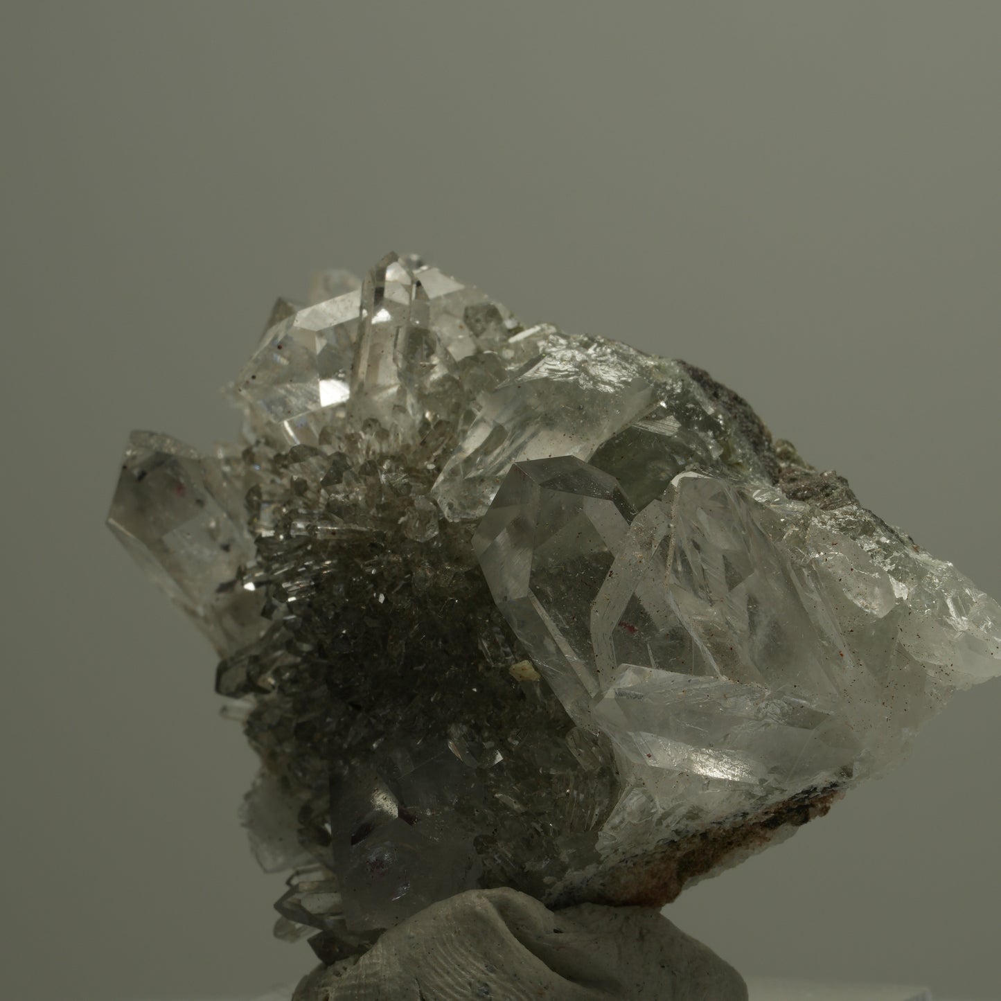 Harlekin Starburst Quarz, Amethyst, Prehnit, Epidot, Matrix Streep Mine Namibia 39*37*20mm #14543