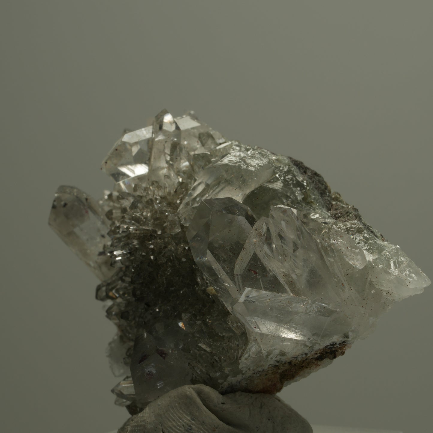 Harlekin Starburst Quarz, Amethyst, Prehnit, Epidot, Matrix Streep Mine Namibia 39*37*20mm #14543