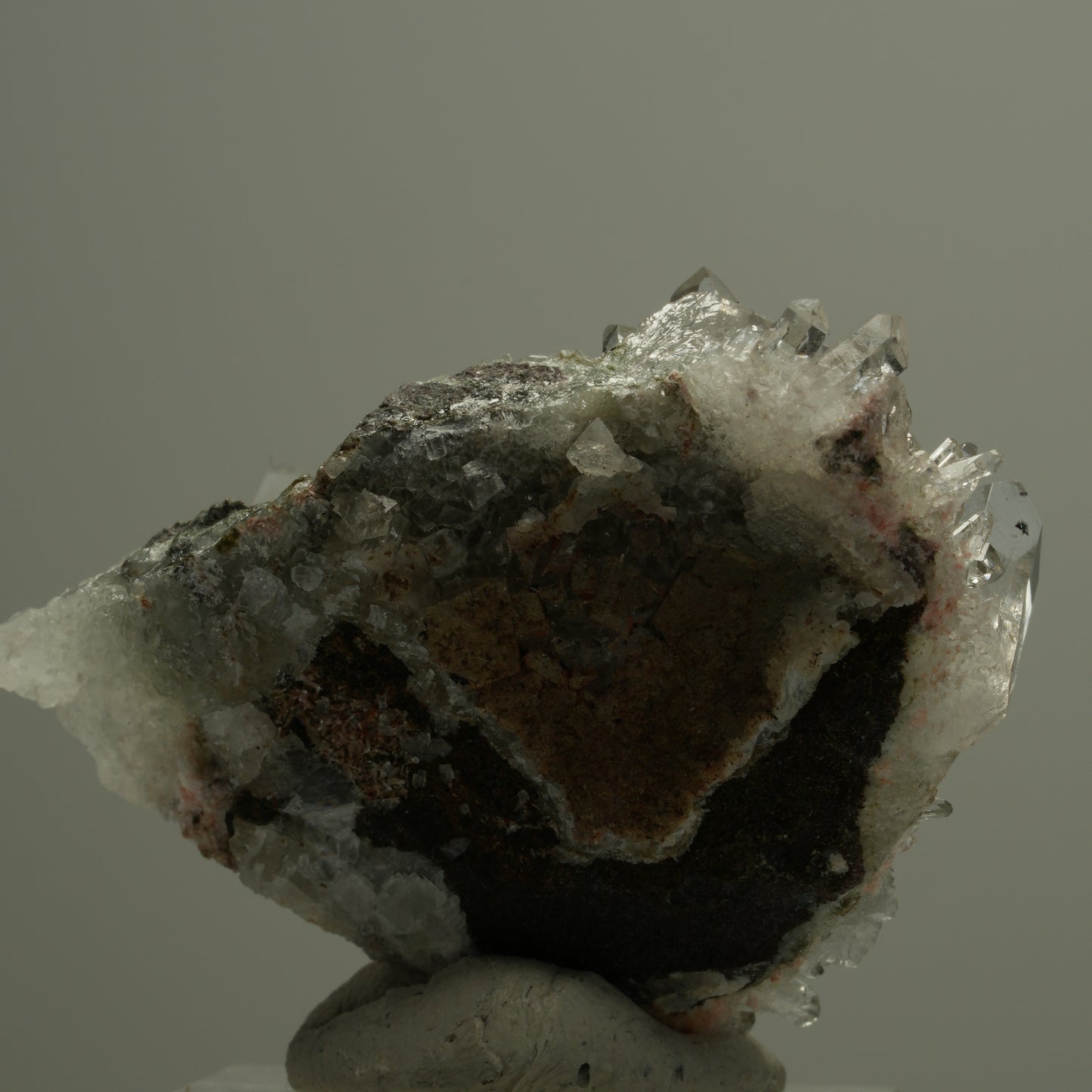 Harlekin Starburst Quarz, Amethyst, Prehnit, Epidot, Matrix Streep Mine Namibia 39*37*20mm #14543