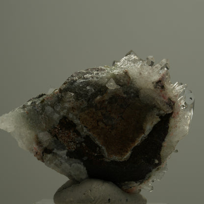 Harlekin Starburst Quarz, Amethyst, Prehnit, Epidot, Matrix Streep Mine Namibia 39*37*20mm #14543