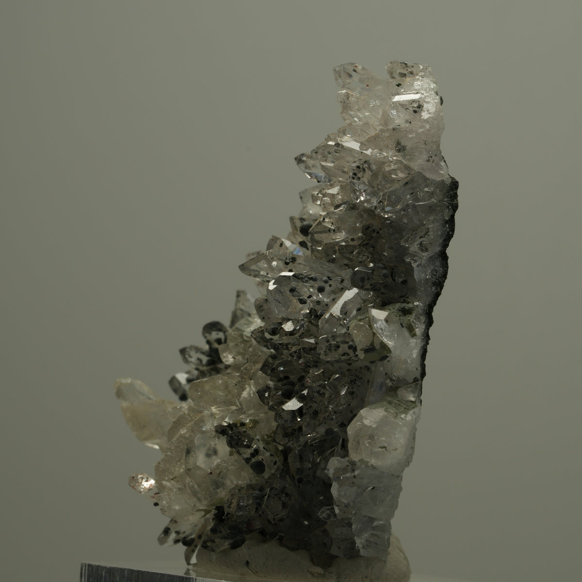 Starburst Quarz, Hämatit, Analcim, Calcit, Epidot, Matrix Streep Mine Namibia 52*42*24mm #14544