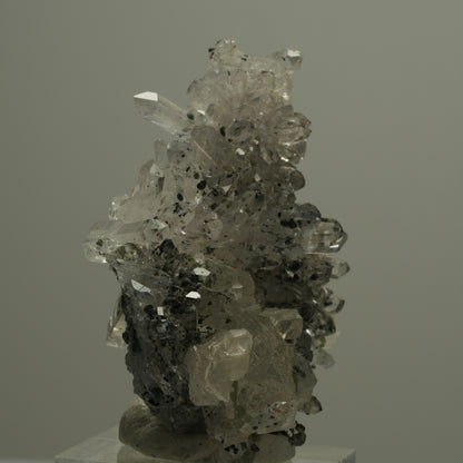 Starburst Quarz, Hämatit, Analcim, Calcit, Epidot, Matrix Streep Mine Namibia 52*42*24mm #14544