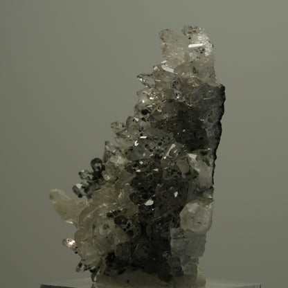 Starburst Quarz, Hämatit, Analcim, Calcit, Epidot, Matrix Streep Mine Namibia 52*42*24mm #14544