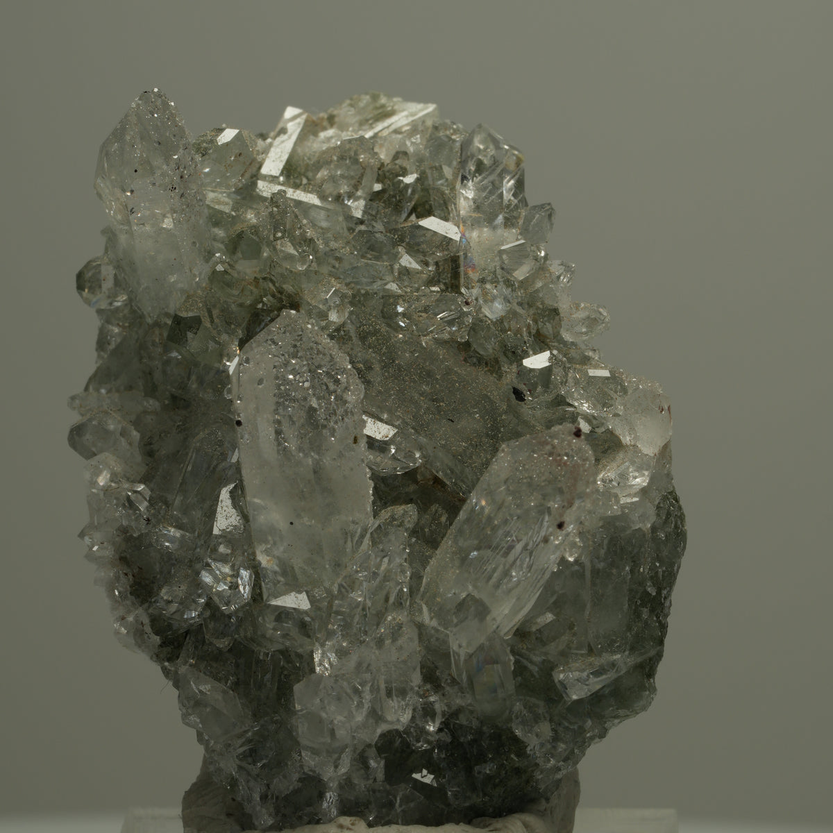 Starburst Quarz, Hämatit, Analcim, Epidot auf Matrix Streep Mine Namibia 45*32*25mm #14545