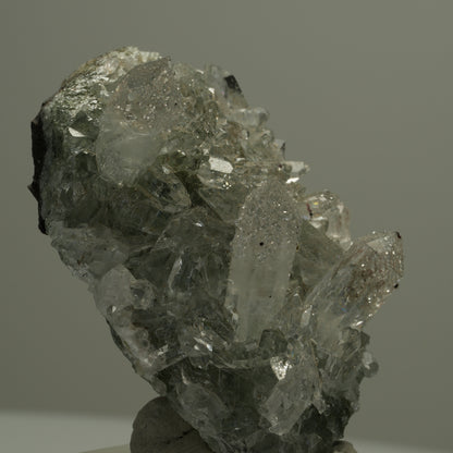 Starburst Quarz, Hämatit, Analcim, Epidot auf Matrix Streep Mine Namibia 45*32*25mm #14545