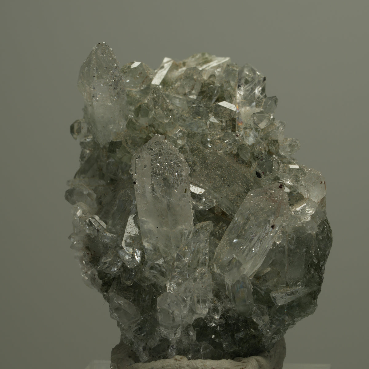 Starburst Quarz, Hämatit, Analcim, Epidot auf Matrix Streep Mine Namibia 45*32*25mm #14545
