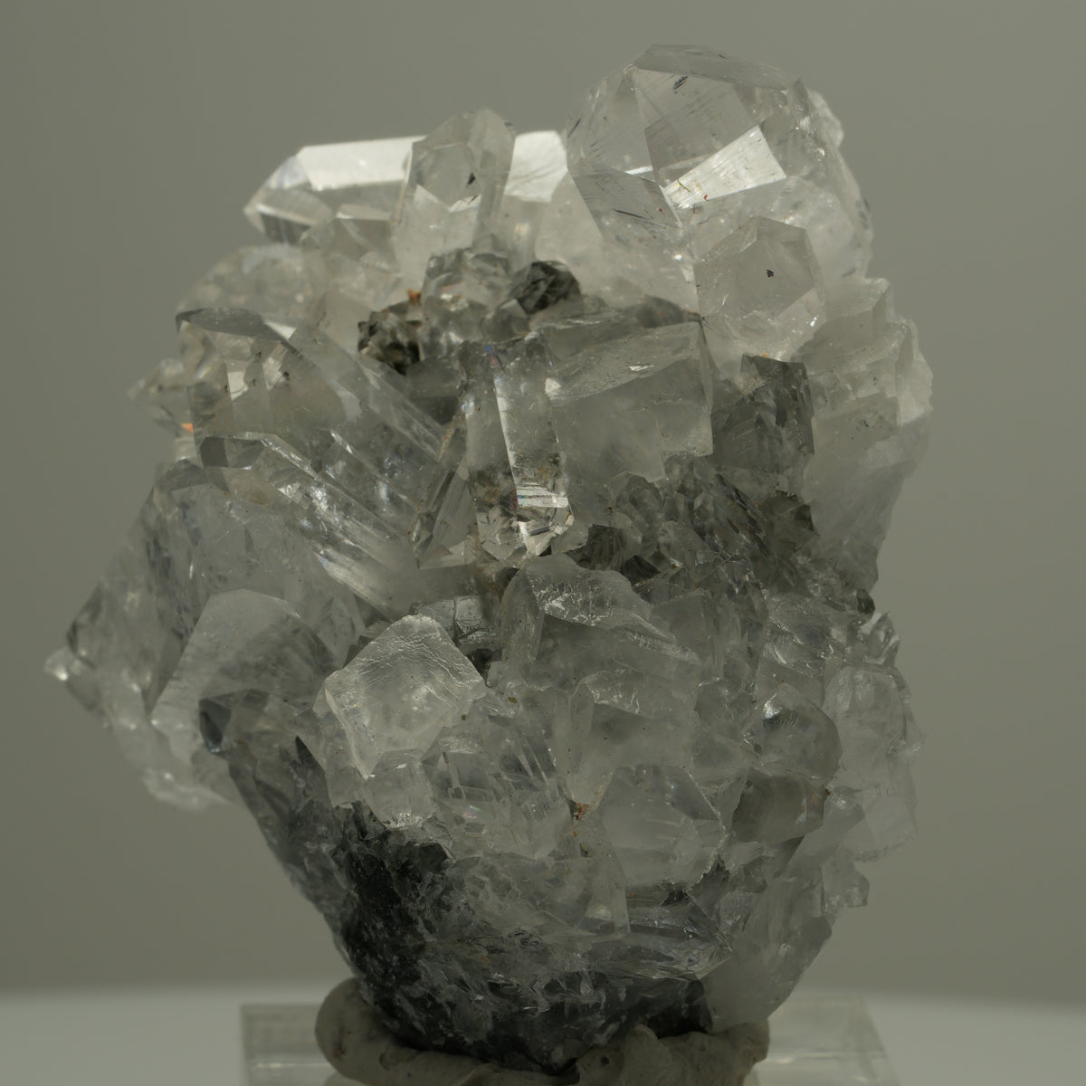 Starburst Quarz, Hämatit, Analcim, Calcit, Epidot, Matrix Streep Mine Namibia 47*45*28mm #14546