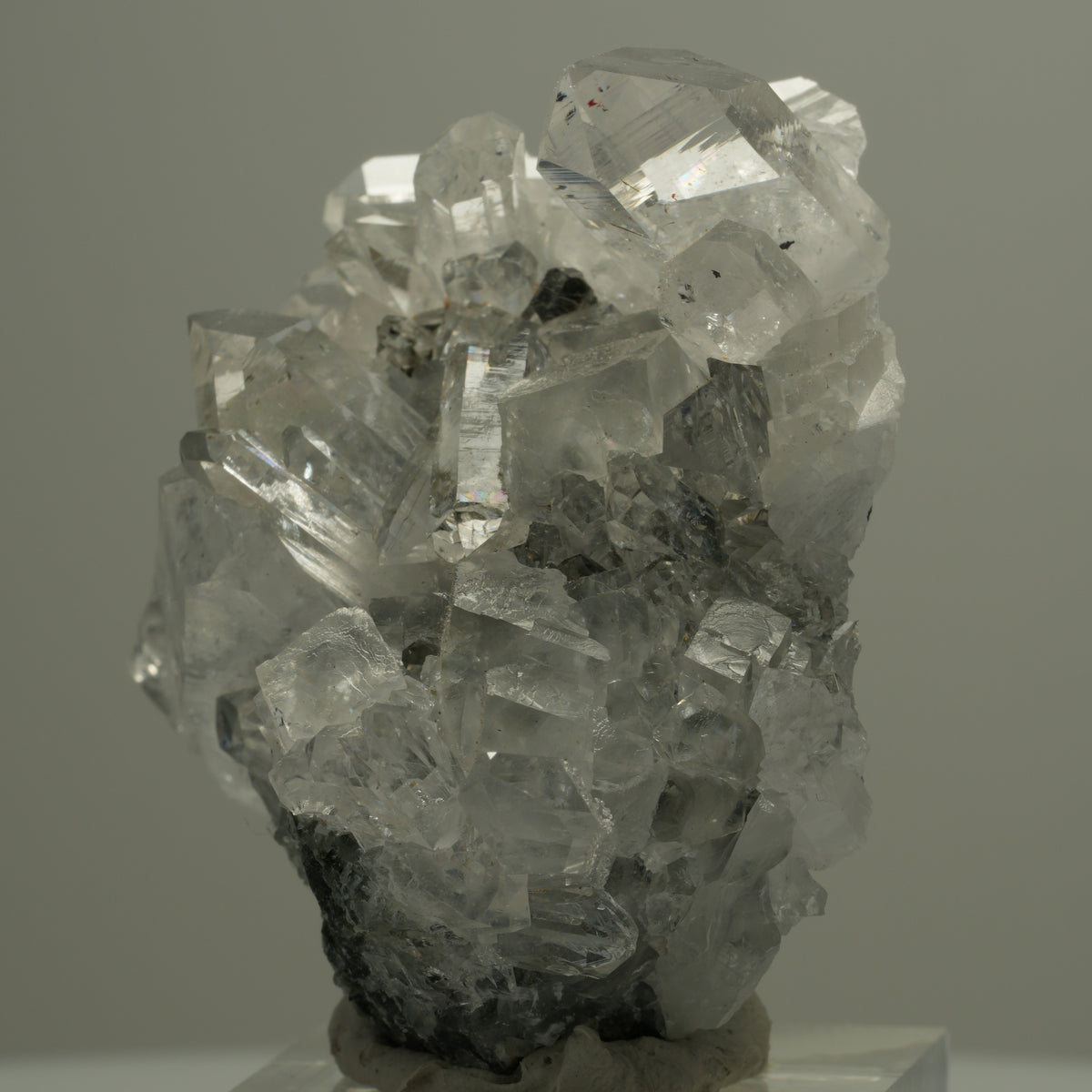 Starburst Quarz, Hämatit, Analcim, Calcit, Epidot, Matrix Streep Mine Namibia 47*45*28mm #14546