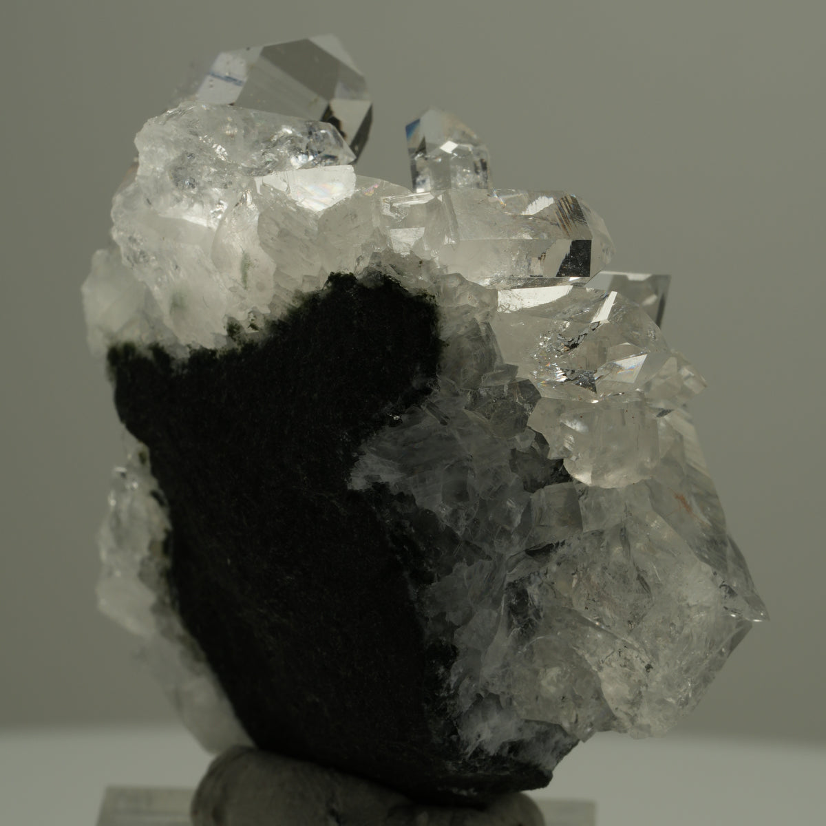 Starburst Quarz, Hämatit, Analcim, Calcit, Epidot, Matrix Streep Mine Namibia 47*45*28mm #14546
