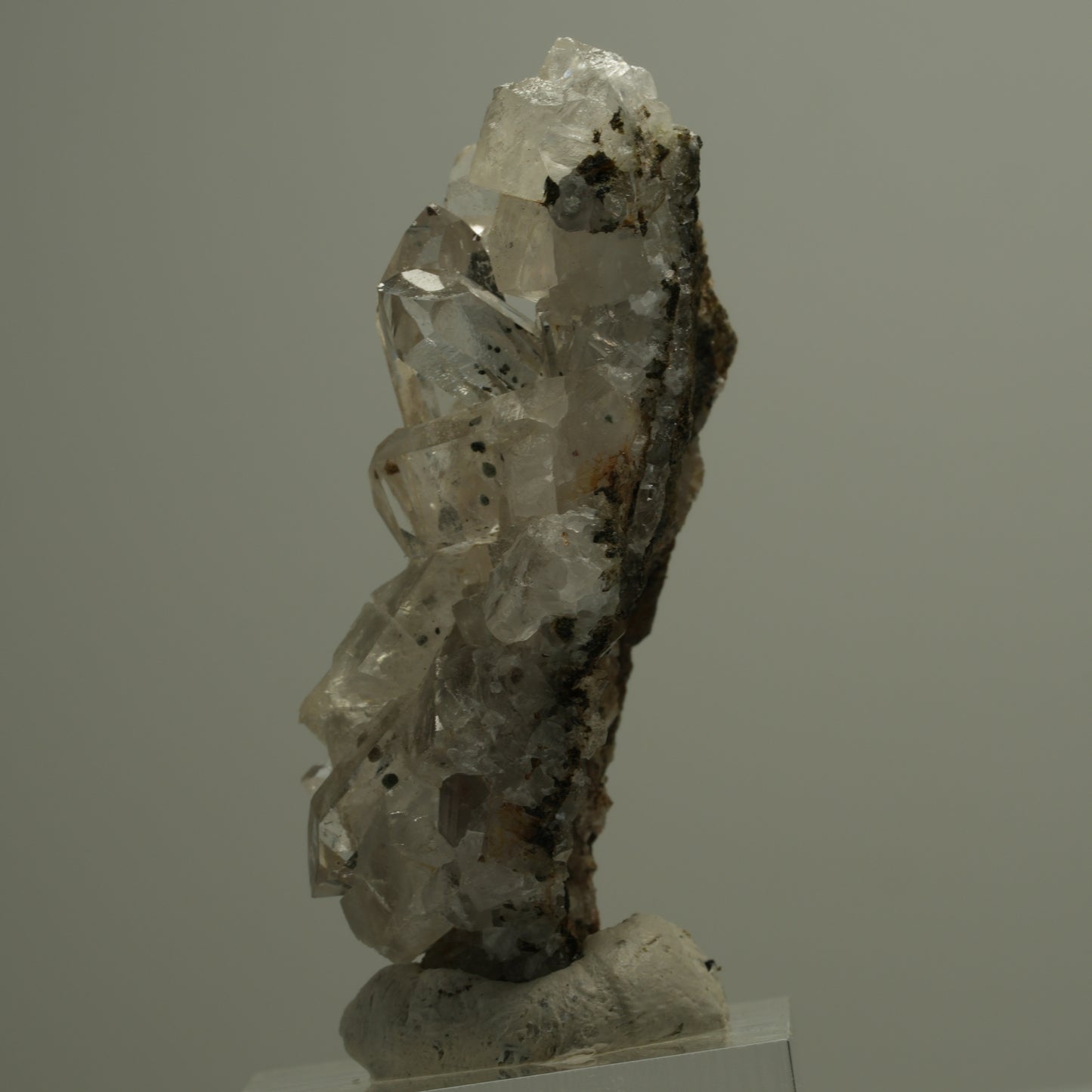 Hämatit Quarz, Calcit auf Matrix Streep Mine Namibia 55*30*18mm #14548