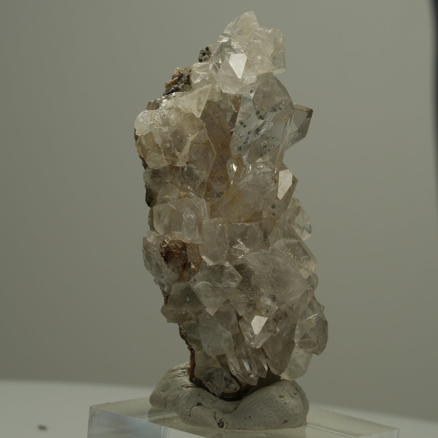 Hämatit Quarz, Calcit auf Matrix Streep Mine Namibia 55*30*18mm #14548