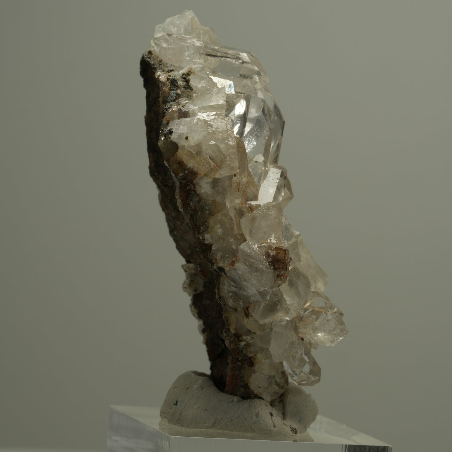 Hämatit Quarz, Calcit auf Matrix Streep Mine Namibia 55*30*18mm #14548
