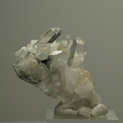 Starburst Quarz, Analcim, Calcit, Prehnit, Epidot, Matrix Streep Mine Namibia 47*43*25mm #14549