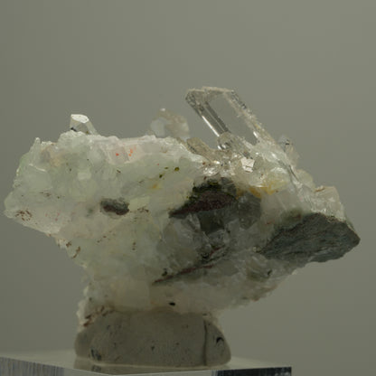Starburst Quarz, Analcim, Calcit, Prehnit, Epidot, Matrix Streep Mine Namibia 47*43*25mm #14549