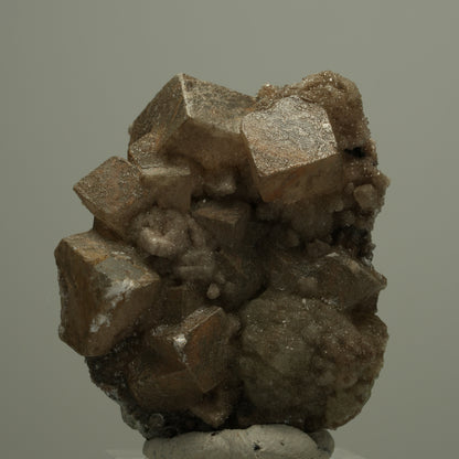 Quarz, Analcim, Calcit, Prehnit auf Matrix Streep Mine, Goboboseb, Namibia 49*40*25mm #14551