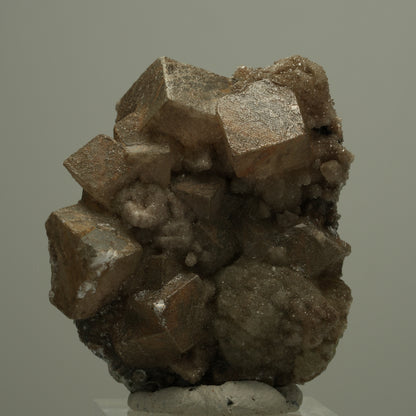 Quarz, Analcim, Calcit, Prehnit auf Matrix Streep Mine, Goboboseb, Namibia 49*40*25mm #14551