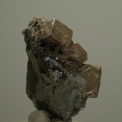 Quarz, Analcim, Calcit, Prehnit auf Matrix Streep Mine, Goboboseb, Namibia 49*40*25mm #14551