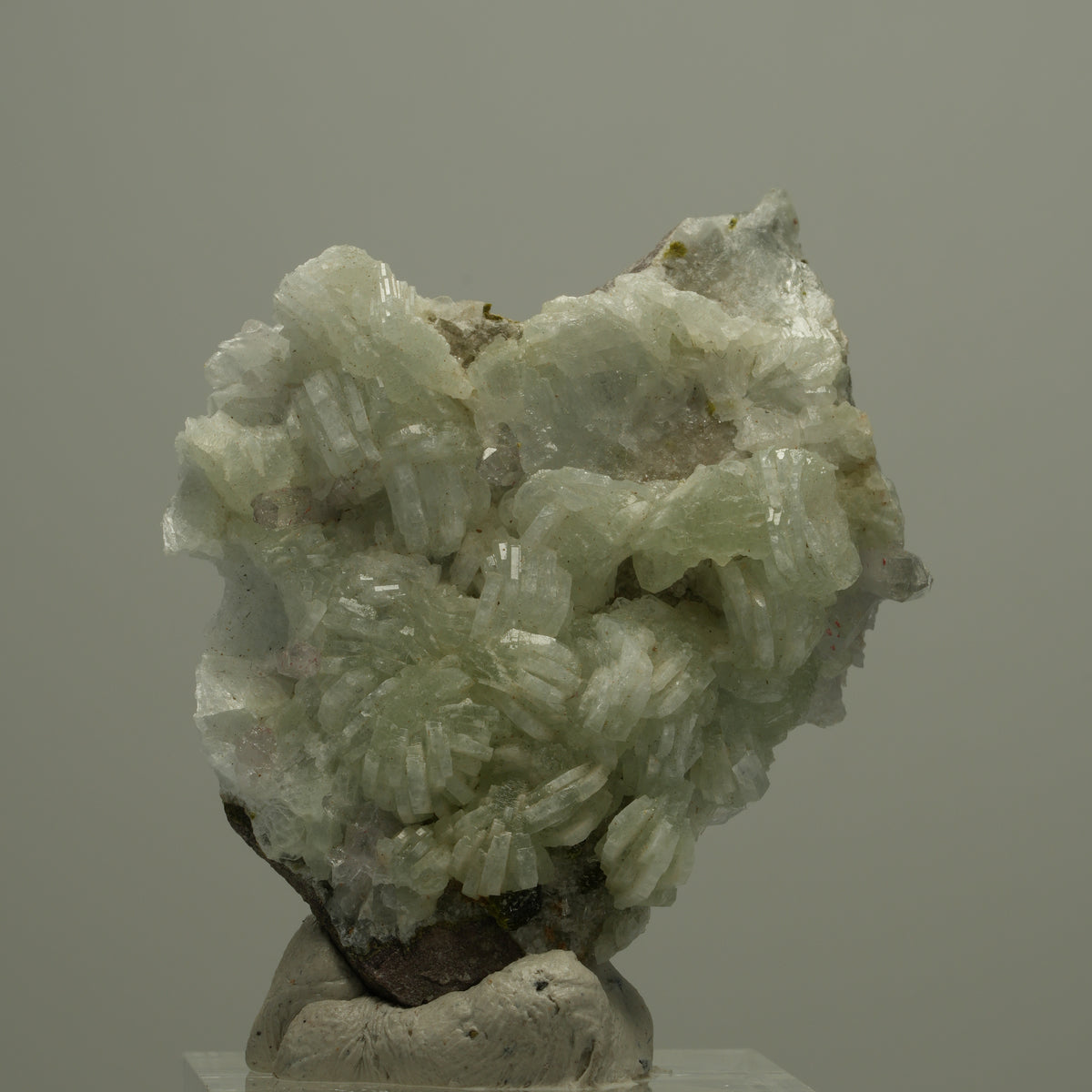 Harlekin Quarz, Prehnit, Epidot auf Matrix Streep Mine, Goboboseb, Namibia 42*40*14mm #14552