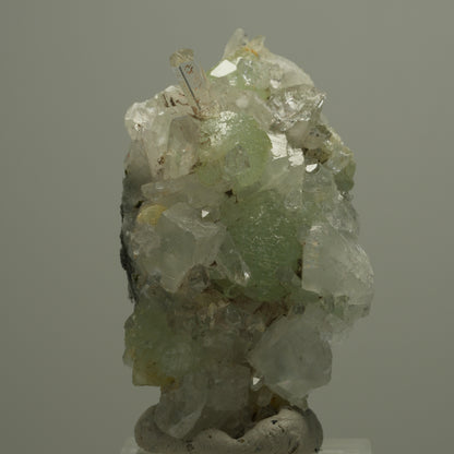 Quarz, Prehnit, Analcim, Calcit Epidot auf Matrix Streep Mine Namibia 52*31*35mm #14553