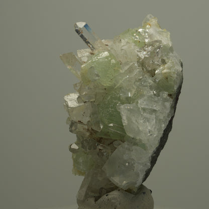 Quarz, Prehnit, Analcim, Calcit Epidot auf Matrix Streep Mine Namibia 52*31*35mm #14553