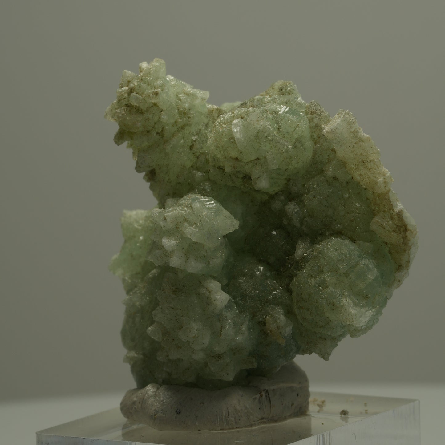 Prehnit, Quarz, Calcit, Epidot auf Matrix Streep Mine Namibia 38*37*27mm #14554