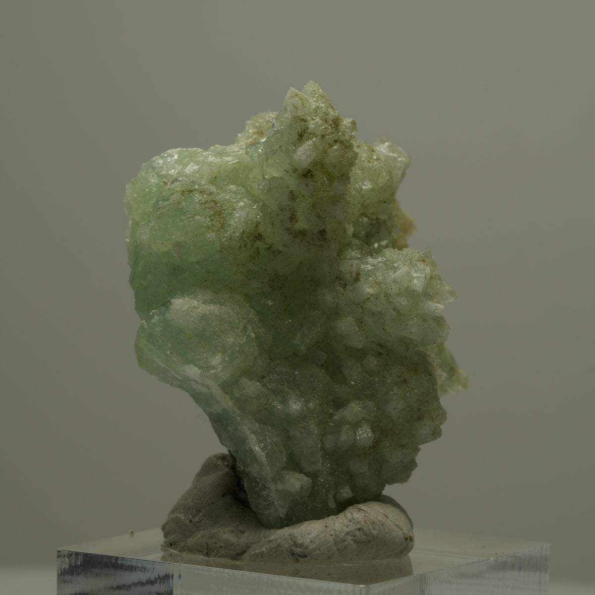 Prehnit, Quarz, Calcit, Epidot auf Matrix Streep Mine Namibia 38*37*27mm #14554