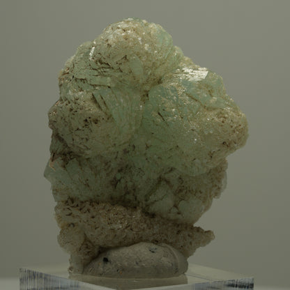 Prehnit, Analcim, Quarz, Epidot auf Matrix Streep Mine Namibia 46*36*26mm #14555