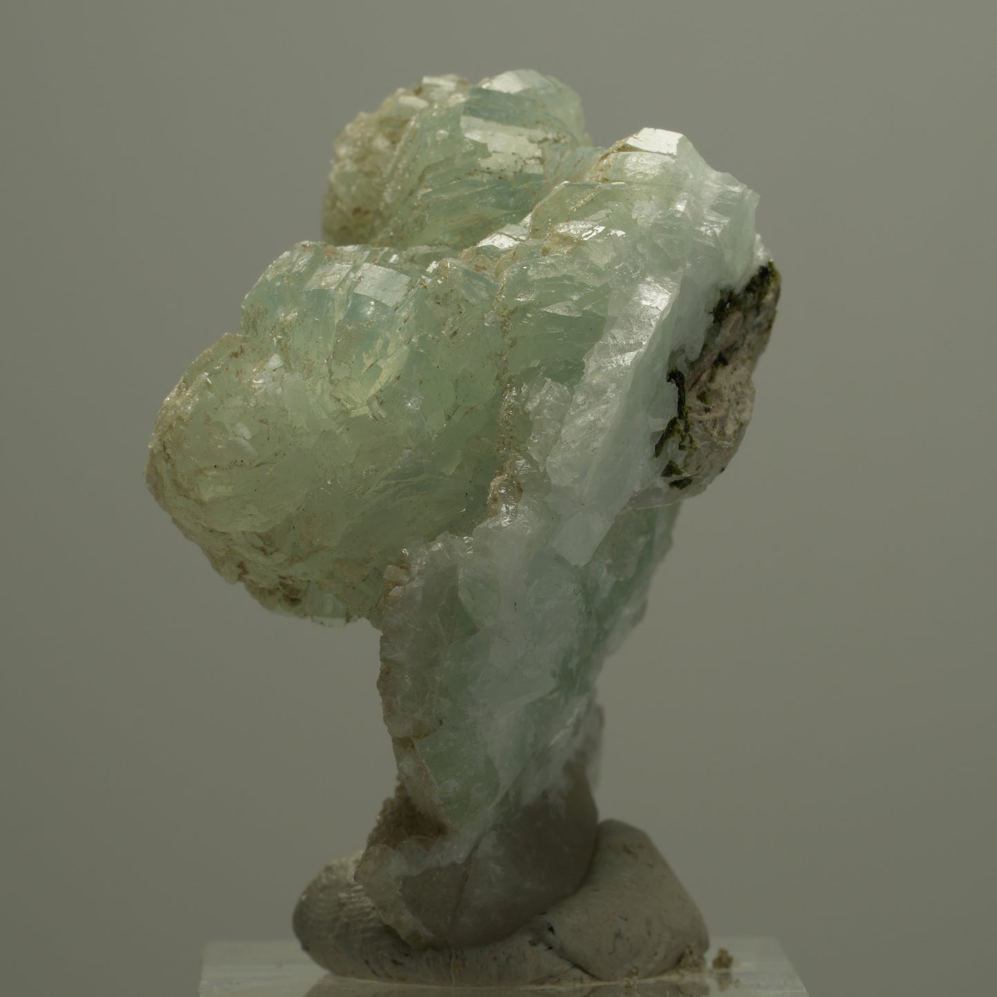 Prehnit, Analcim, Quarz, Epidot auf Matrix Streep Mine Namibia 46*36*26mm #14555