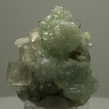 Seltene Quarz, Analcim, Prehnit, Calcit, Epidot Stufe Streep Mine Namibia 48*43*26mm #14556