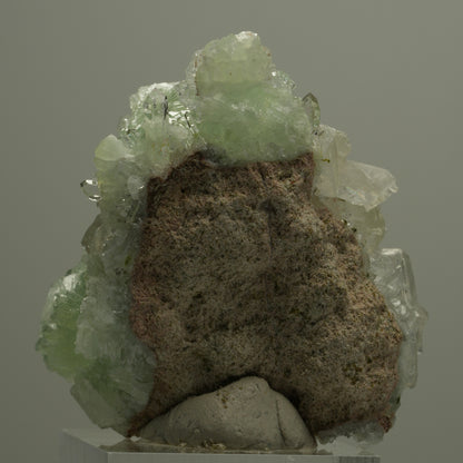 Seltene Quarz, Analcim, Prehnit, Calcit, Epidot Stufe Streep Mine Namibia 48*43*26mm #14556