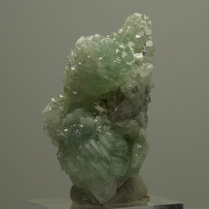 Seltene Quarz, Analcim, Prehnit, Calcit, Epidot Stufe Streep Mine Namibia 48*43*26mm #14556